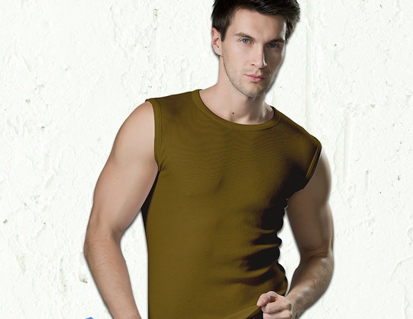 Ανδρικά  βαμβακερά φανελάκια για το  καλοκαίρι Fitness Jerseys σε μαύρο, πράσινο, μπλε, γκρι, κόκκινο χρώμα