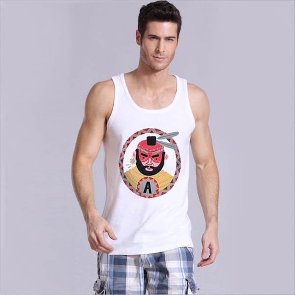 Αθλητικά φανελάκια σε μαύρο, γκρι και λευκό χρώμα