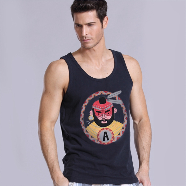 Αθλητικά φανελάκια σε μαύρο, γκρι και λευκό χρώμα