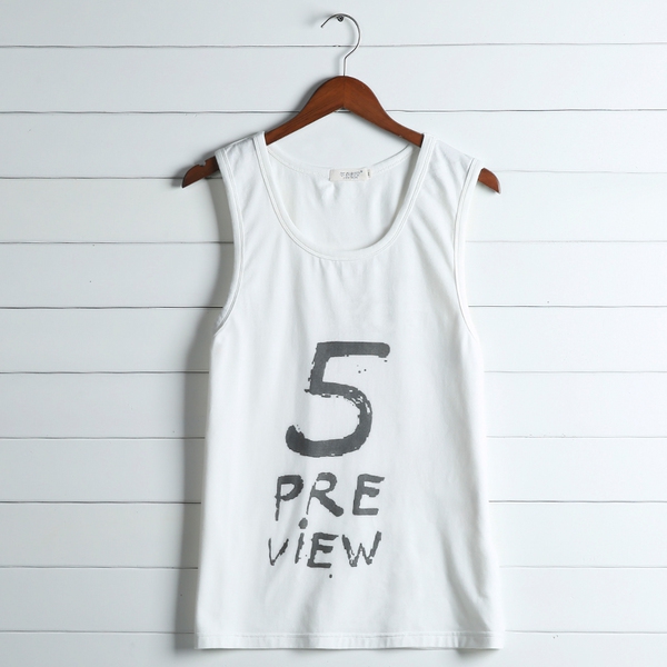 Αθλητικέα ανδρικές  φανέλες  ασπρόμαυρες με επιγραφή