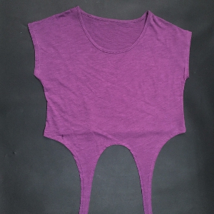 Γυναικεία αθλητικά μπλουζάκια κατάλληλα για γυμναστική σε κίτρινο, μοβ, ροζ και μαύρο χρώμα