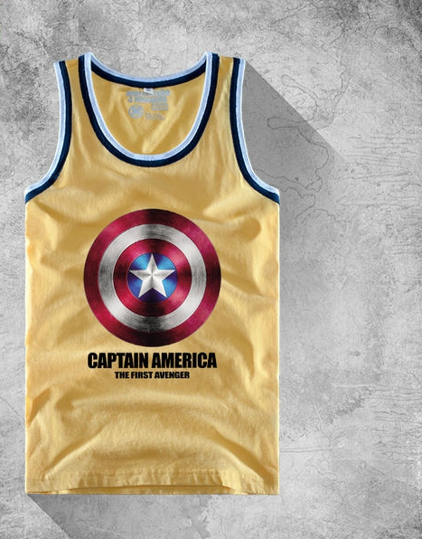 Ανδρικό αθλητικό μπλουζάκι σε διάφορα χρώματα με εκτύπωση: μαύρο, κίτρινο, μπλε, κόκκινο, λευκό χρώμα