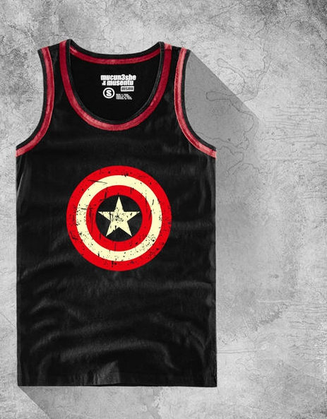 Ανδρικό αθλητικό μπλουζάκι σε διάφορα χρώματα με εκτύπωση: μαύρο, κίτρινο, μπλε, κόκκινο, λευκό χρώμα