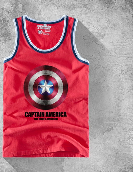 Ανδρικό αθλητικό μπλουζάκι σε διάφορα χρώματα με εκτύπωση: μαύρο, κίτρινο, μπλε, κόκκινο, λευκό χρώμα