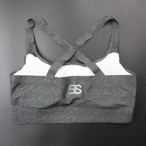 Спортно дамско бюстие в сив цвят подходящо за фитнес - 2 модела