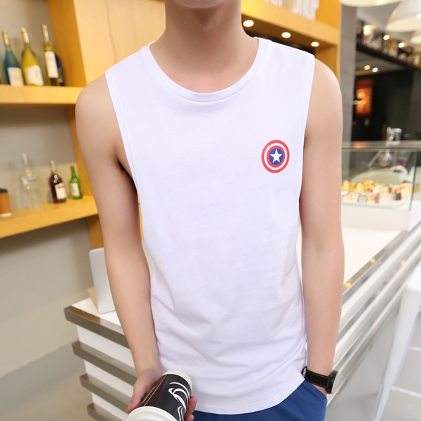 Αθλητικά φανελάκια  ασπρόμαυρα με εκτυπώσεις και εμβλήματα