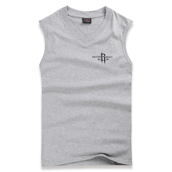 Мъжки летни спортни потници за фитнес и лек спорт бял, сив и червен