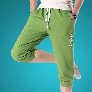 Мъжки спортни панталони в 5 цвята - три четвърти 