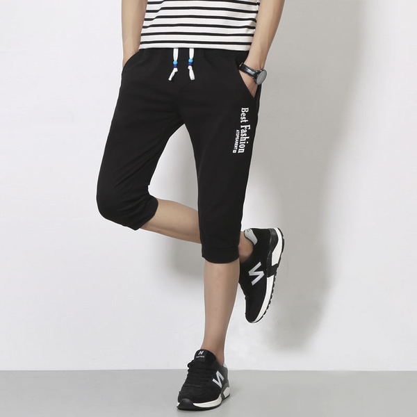 Ανδρικά αθλητικά παντελόνια σε 5 χρώματα - τρία τέταρτα