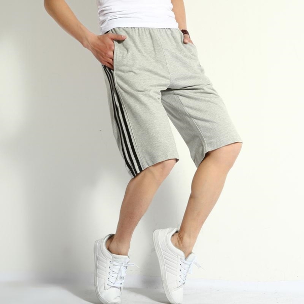 Мъжки спортни къси панталони в черен,сив и бял цвят в 6 модела