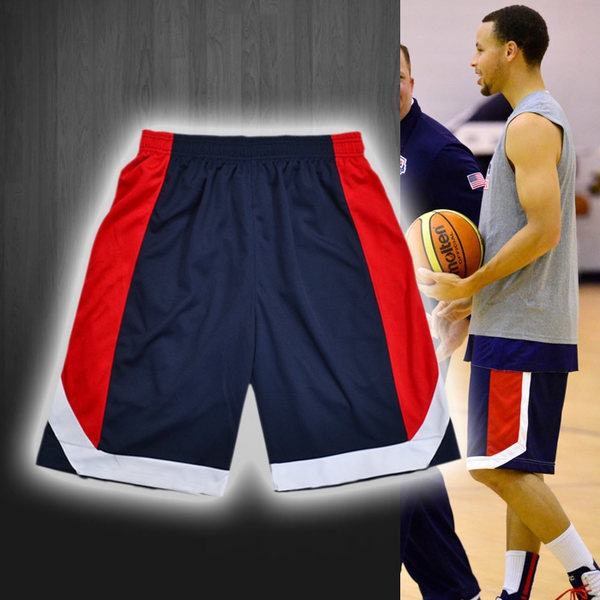 Ανδρικά καλοκαιρινά παντελόνια για  μπάσκετ και  αθλητισμού σε μπλε χρώματα