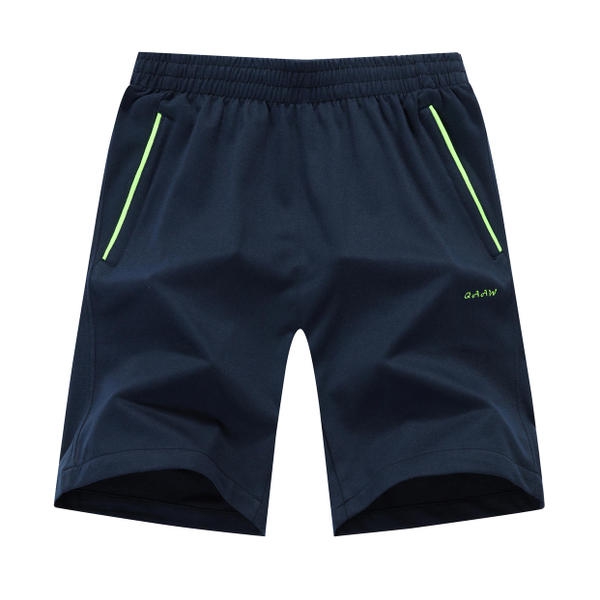 Αθλητικά ανδρικά σορτς  βαμβακιρά σε μαύρο και άσπρο - 3 μοντέλα