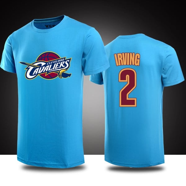 Спортни мъжки тениски Irving баскетболни с къси ръкави  жълти, бели, червени, сиви, зелени, сини