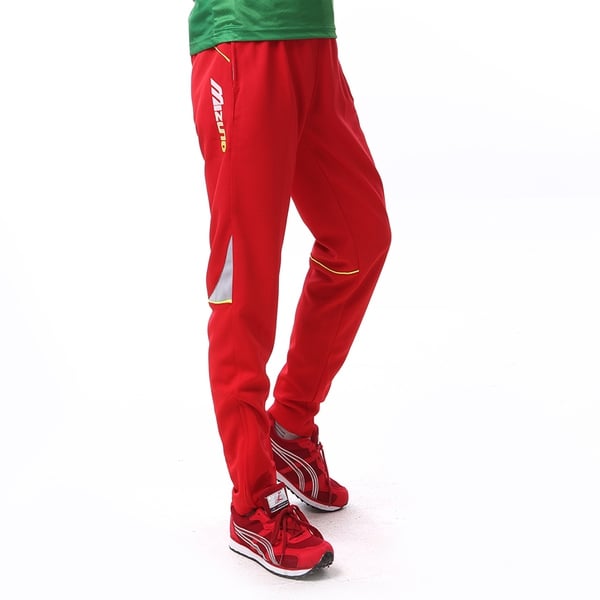Ανδρικά αγωνιστικά μακρύ παντελόνια σε κόκκινο, μπλε, γκρι, μαύρο χρώμα για αθλήματα, ποδόσφαιρο και τζόκινγκ