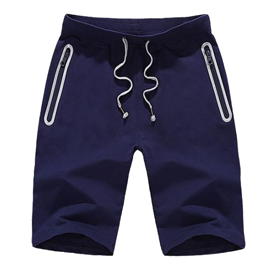 Αθλητικά ανδρικά σορτς  σε μπλε, μαύρο και γκρι χρώμα - 4 μοτίβα