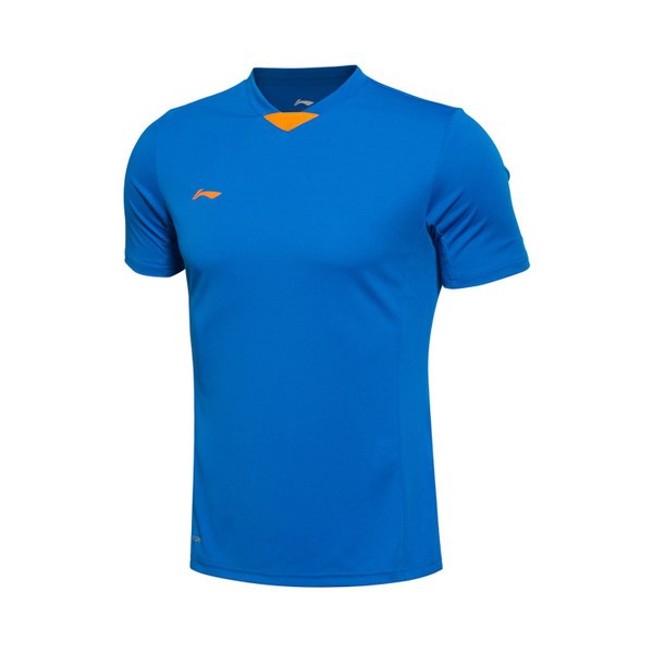 Ποδόσφαιρο Ανδρών T-shirts: λευκό, πορτοκαλί, γρήγορο στέγνωμα, ελαφρύ και άνετο