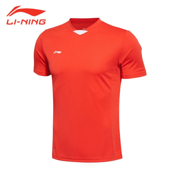 Ποδόσφαιρο Ανδρών T-shirts: λευκό, πορτοκαλί, γρήγορο στέγνωμα, ελαφρύ και άνετο