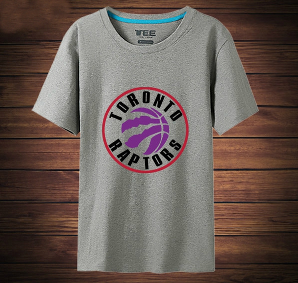 Мъжки спортни летни тениски с къс ръкав: бели, розови, жълти, черни, сини с лого за баскетбол Торонто