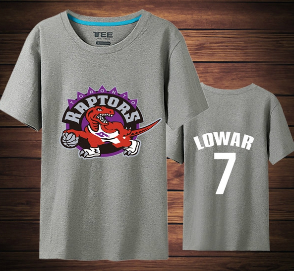 Ανδρικά μπλουζάκια με κοντά μανίκια σε λευκό, κίτρινο, κόκκινο χρώμα  βαμβακερά  Toronto Raptors