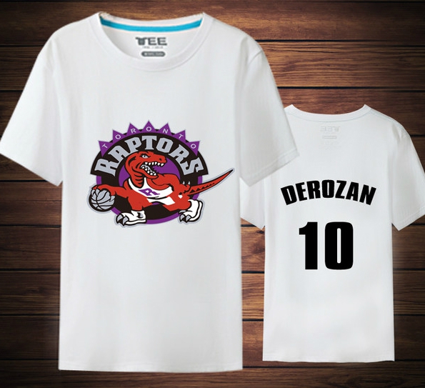 Ανδρικά μπλουζάκια με κοντά μανίκια σε λευκό, κίτρινο, κόκκινο χρώμα  βαμβακερά  Toronto Raptors