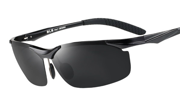 Ανδρικά γυαλιά ηλίου - μαύρο χρώμα: μπλε, κίτρινο, καφέ κορυφαία μοντέλα