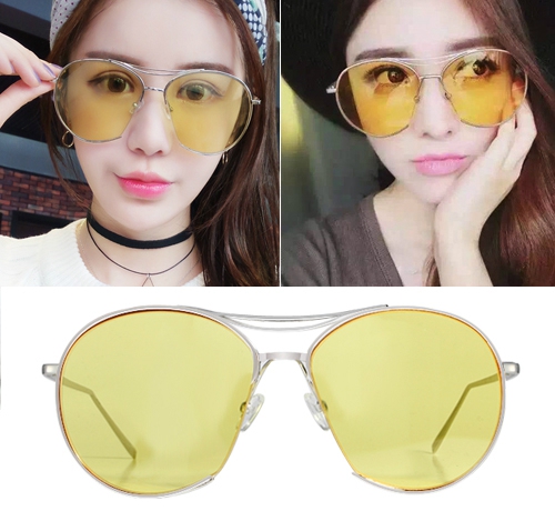 Κυρίες γυαλιά ηλίου σε μαύρο, κίτρινο, μπλε, πορτοκαλί και ροζ