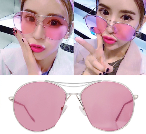 Κυρίες γυαλιά ηλίου σε μαύρο, κίτρινο, μπλε, πορτοκαλί και ροζ