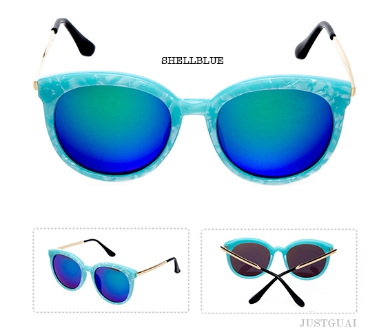 Οι γυναίκες γυαλιά ηλίου σε έξι χρώματα.