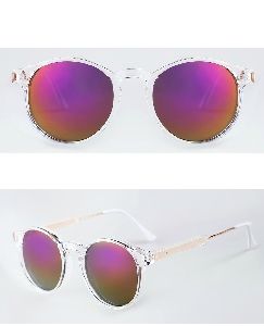 Слънчеви дамски очила в розов,син,оранжев и лилав цвят 