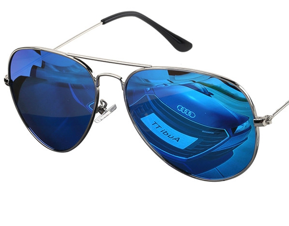 Γυαλιά ηλίου των ανδρών καθρέφτη - μπλε, μαύρο, χρυσό, καφέ, φωτεινό, παραλία καθημερινά