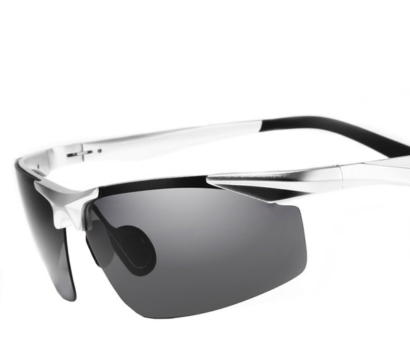 Ανδρικά καθημερινά γυαλιά ανάγνωσης καθρέφτη, κίτρινο και γκρι χρώμα και ελαστική καρέ 