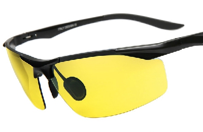Ανδρικά καθημερινά γυαλιά ανάγνωσης καθρέφτη, κίτρινο και γκρι χρώμα και ελαστική καρέ 