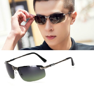 Мъжки слънчеви очила: сини, сиви, черни, кафяви огледални