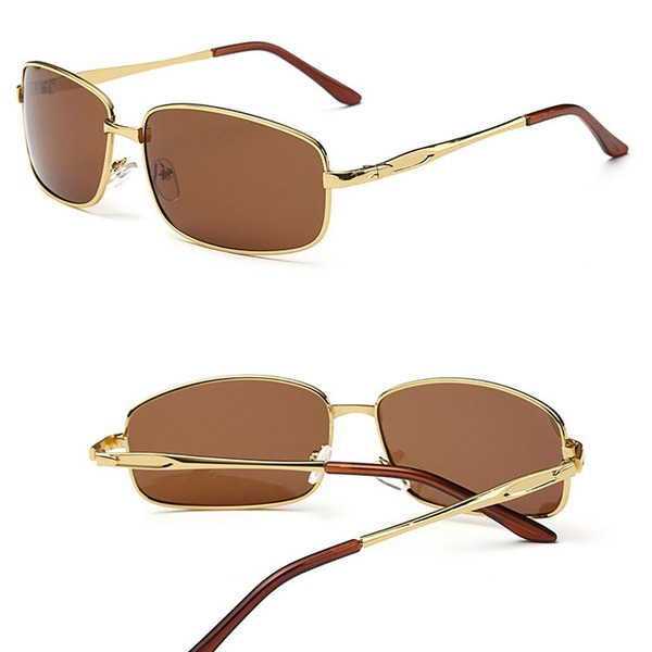 Γυαλιά ηλίου των ανδρών σε μαύρο καφέ πράσινο