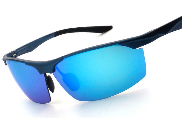 Αντρικά γυαλιά ηλίου σε μαύρο, κίτρινο, μπλε κορυφή κλασικά μοντέλα παραλία