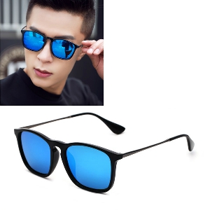 Γυαλιά ηλίου με καθρέφτη φακούς και προστασία, χρώμα: μαύρο, γκρι, μπλε, μοβ