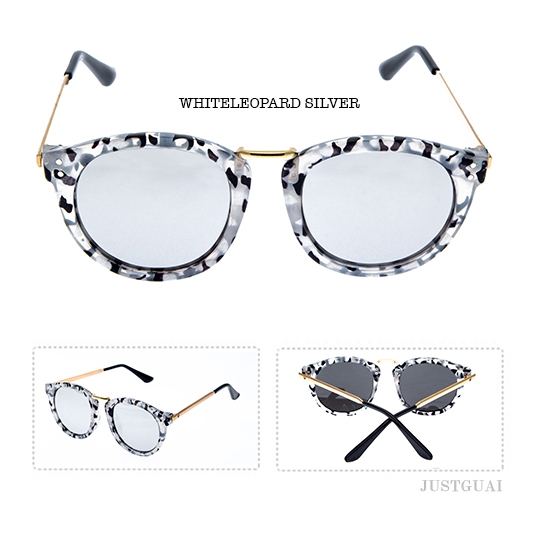 Οι γυναίκες γυαλιά ηλίου μαύρο λεοπάρδαλη και μπλε