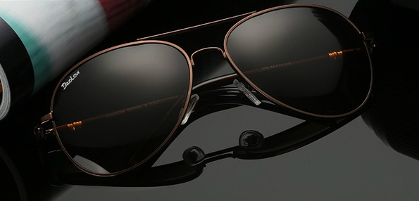 Γυαλιά ηλίου των ανδρών καθρέφτη ασημί, μπλε, μαύρο