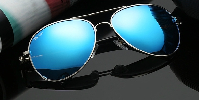 Γυαλιά ηλίου των ανδρών καθρέφτη ασημί, μπλε, μαύρο