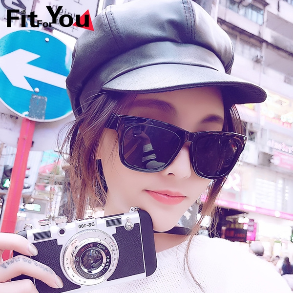 Слънчеви дамски очила в черен цвят Fit for you