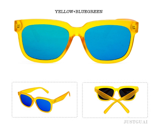 Слънчеви дамски очила с огледални стъкла в пет различни цвята