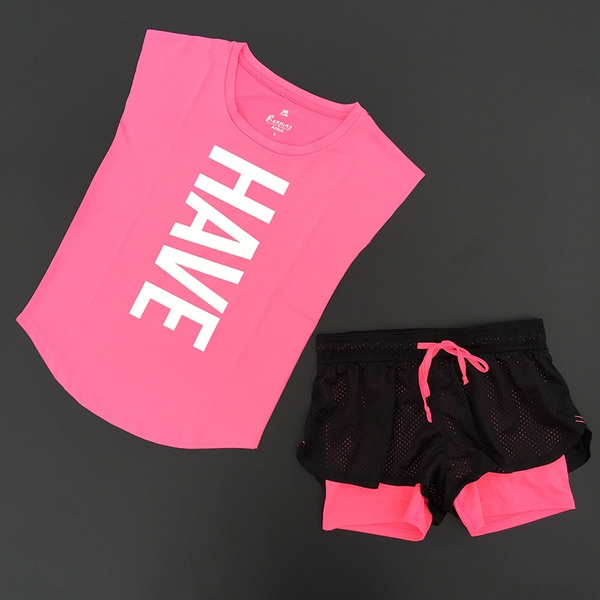 Дамски спортни екипи за тренировки с дълъг или къс панталон, тениска или бюстие