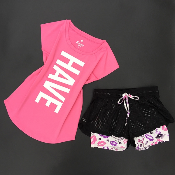 Дамски спортни екипи за тренировки с дълъг или къс панталон, тениска или бюстие