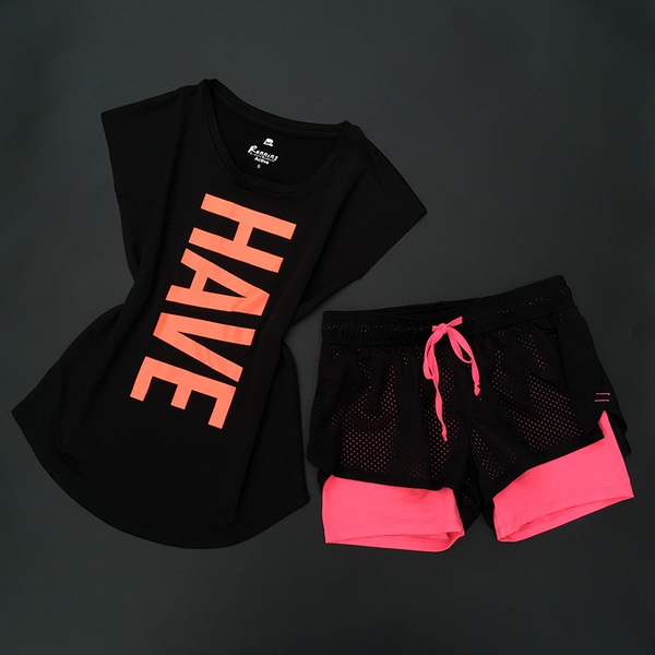 Дамски спортни екипи за тренировки с дълъг или къс панталон, тениска или бюстие