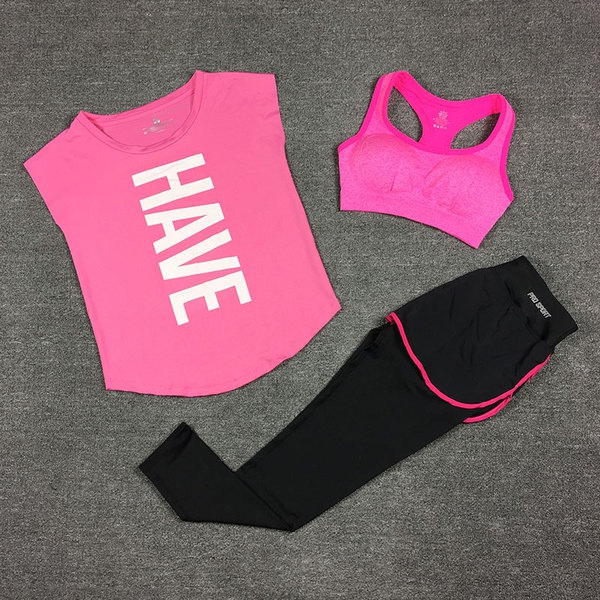Дамски спортни екипи за тренировки с дълъг или къс панталон, тениска или бюстие