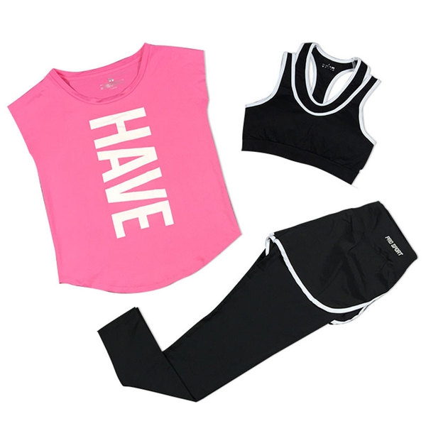Дамски спортни екипи за тренировки с дълъг или къс панталон, тениска или бюстие