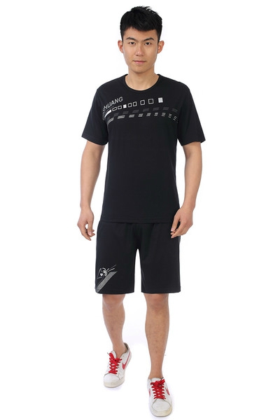 Мъжки спортни екипи с къси ръкави в бял,сив и черен цвят 14 модела