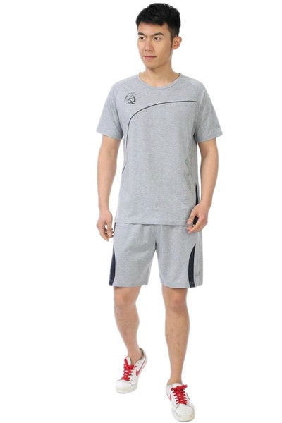 Мъжки спортни екипи с къси ръкави в бял,сив и черен цвят 14 модела