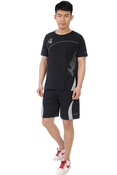 Мъжки спортни екипи с къси ръкави в бял,сив и черен цвят 14 модела