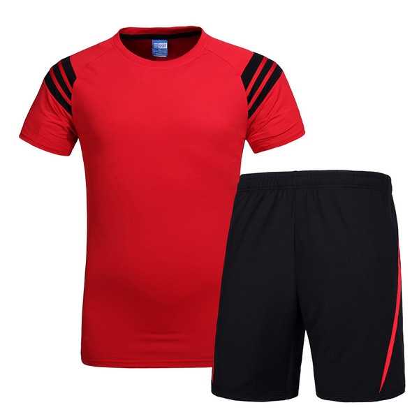 Casual ανδρικά αθλητικά ενδύματα σε τέσσερις χρωματικούς συνδυασμούς.